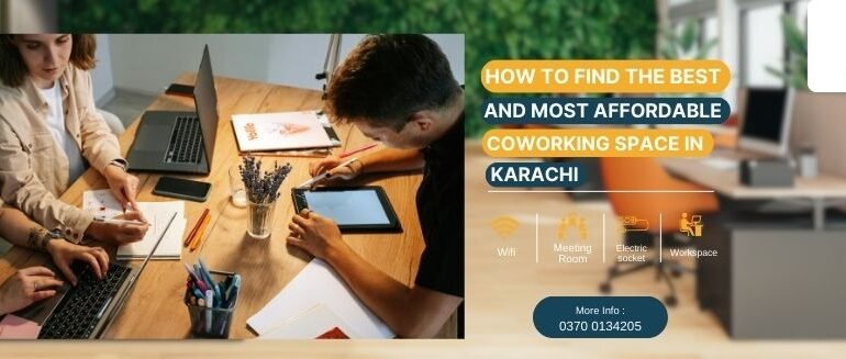 Professionals working in a coworking space in Karachi environment.