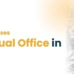 Remote business team using a virtual office solution for communication and professional operations in 2026