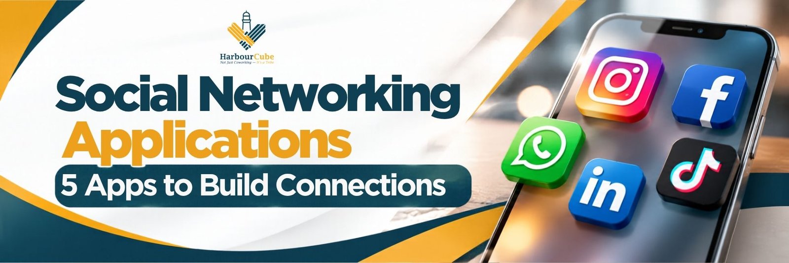 Social networking applications for building connections and communicating with people online.